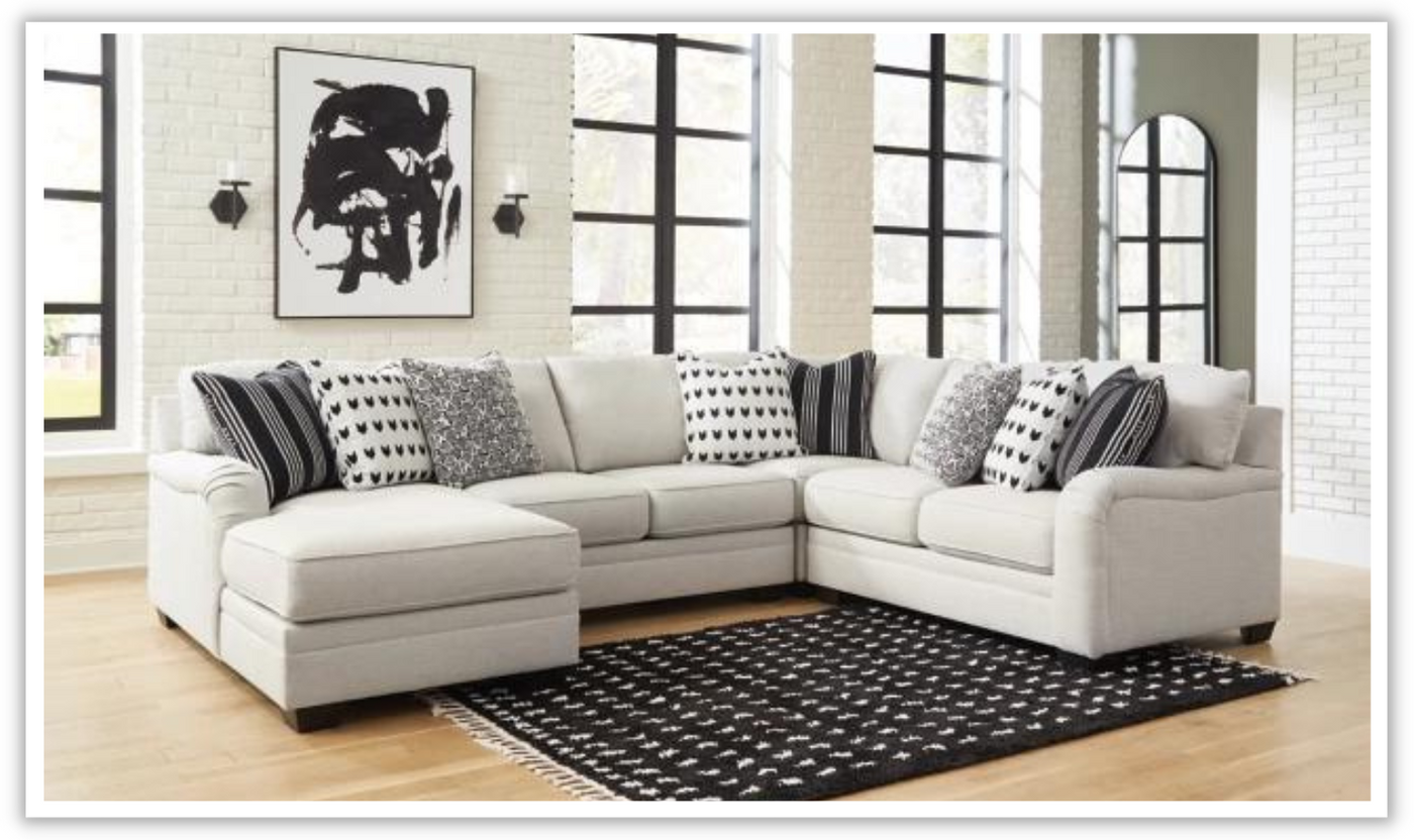 Huntsworth Sectional Sofa With Chaise In Gray