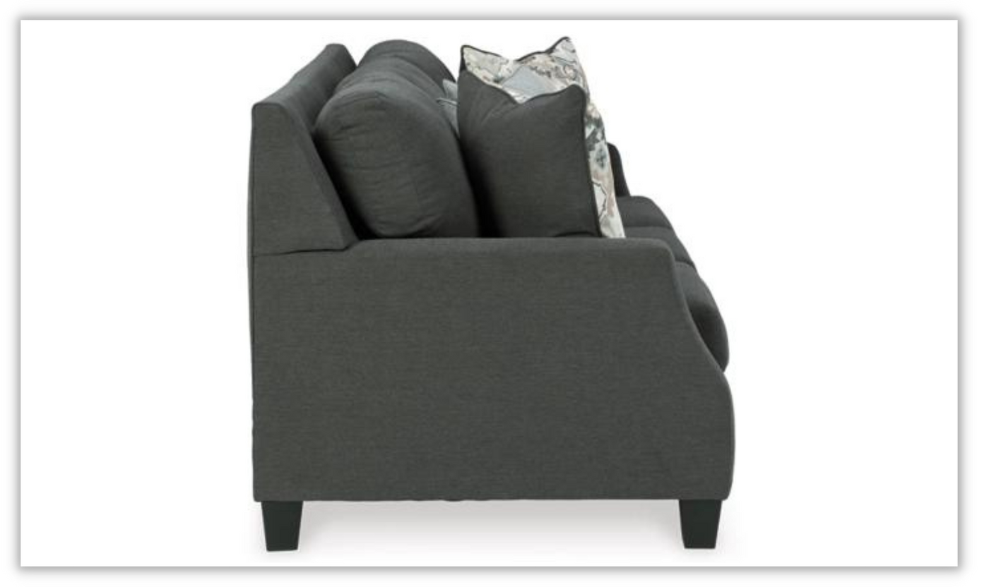 Bayonne Loveseat in Charcoal