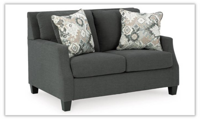 Bayonne Loveseat in Charcoal