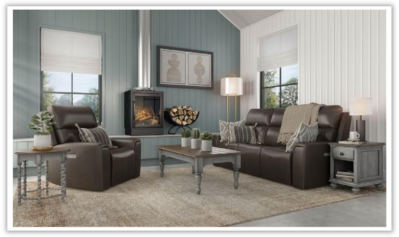 Flexsteel Jarvis 2-Seater Power Reclining Loveseat