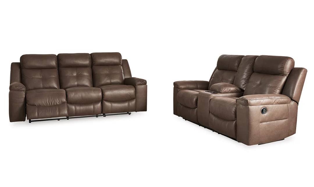 Ashley  Jesolo Leather Recliner Living Room Set