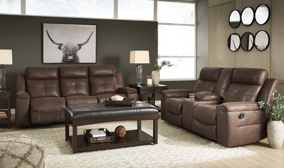 Modern Heritage Jesolo 3-Seater Dual-Sided Leather Reclining Sofa