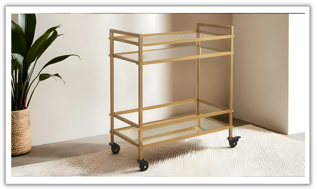 Kailman Bar Cart-Leahyco