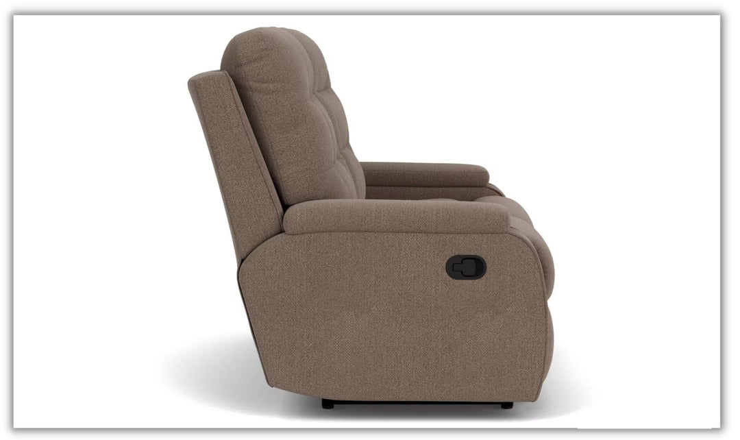 Flexsteel Kerrie Fabric Power Reclining Loveseat With Console