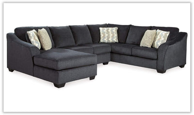 Eltmann Sectional in Black