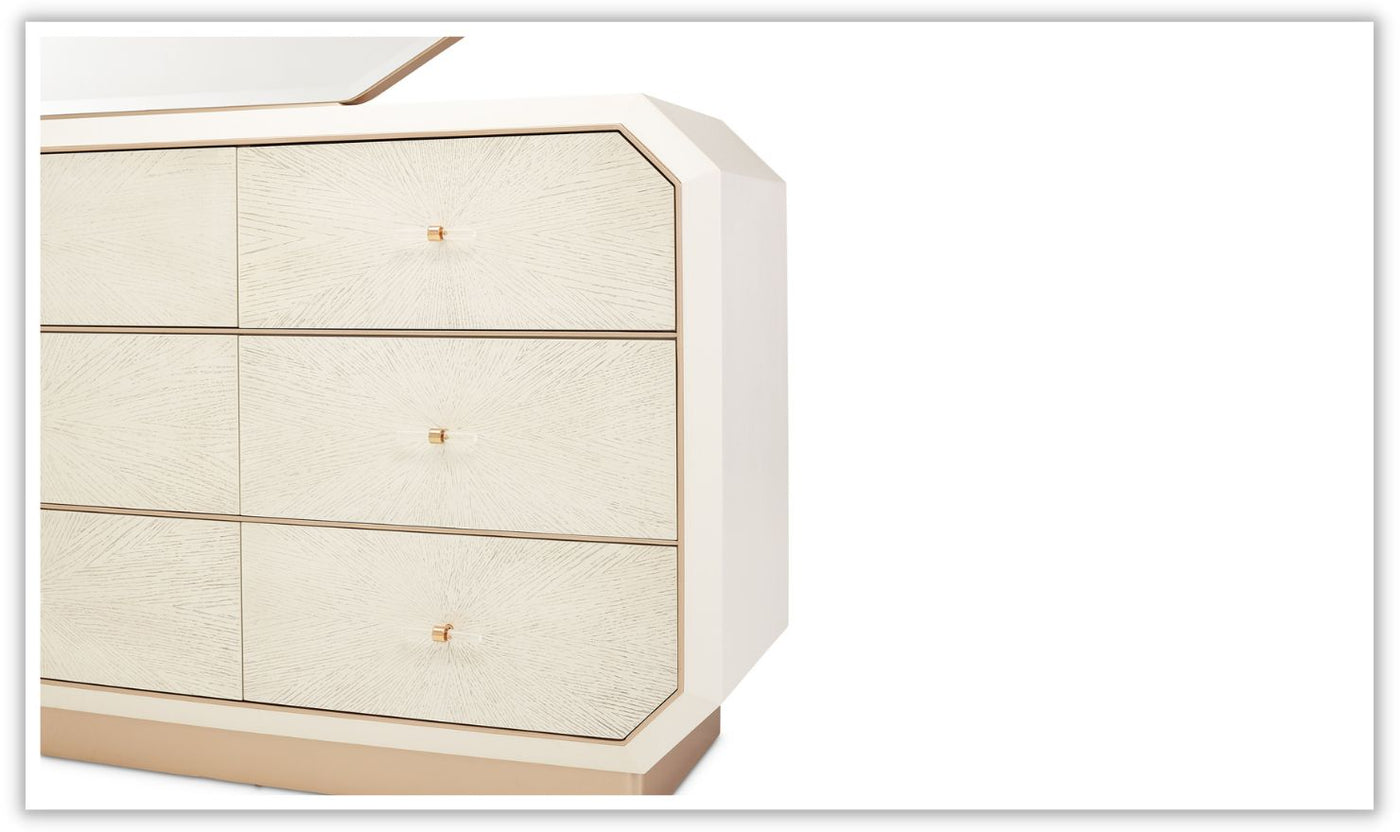 La Rachelle Dresser in Medium Champagne