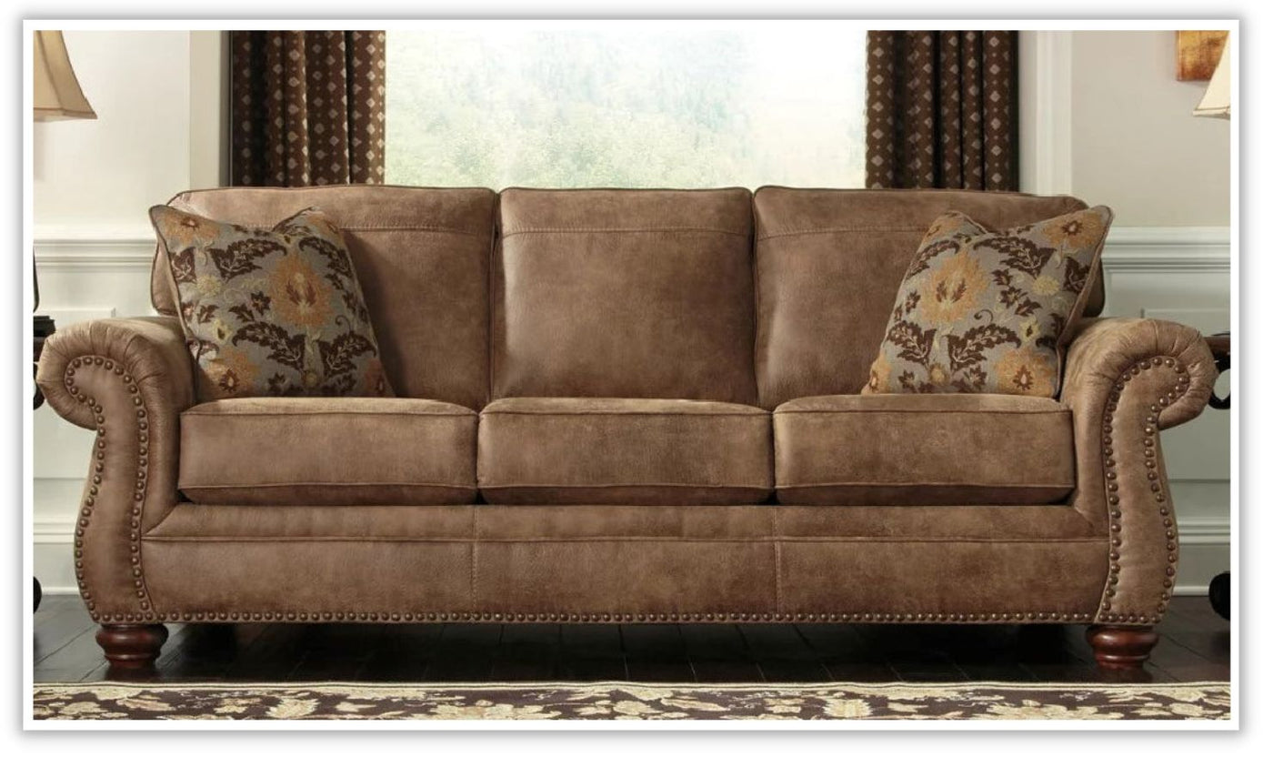 Larkinhurst Sleeper Sofa in Brown