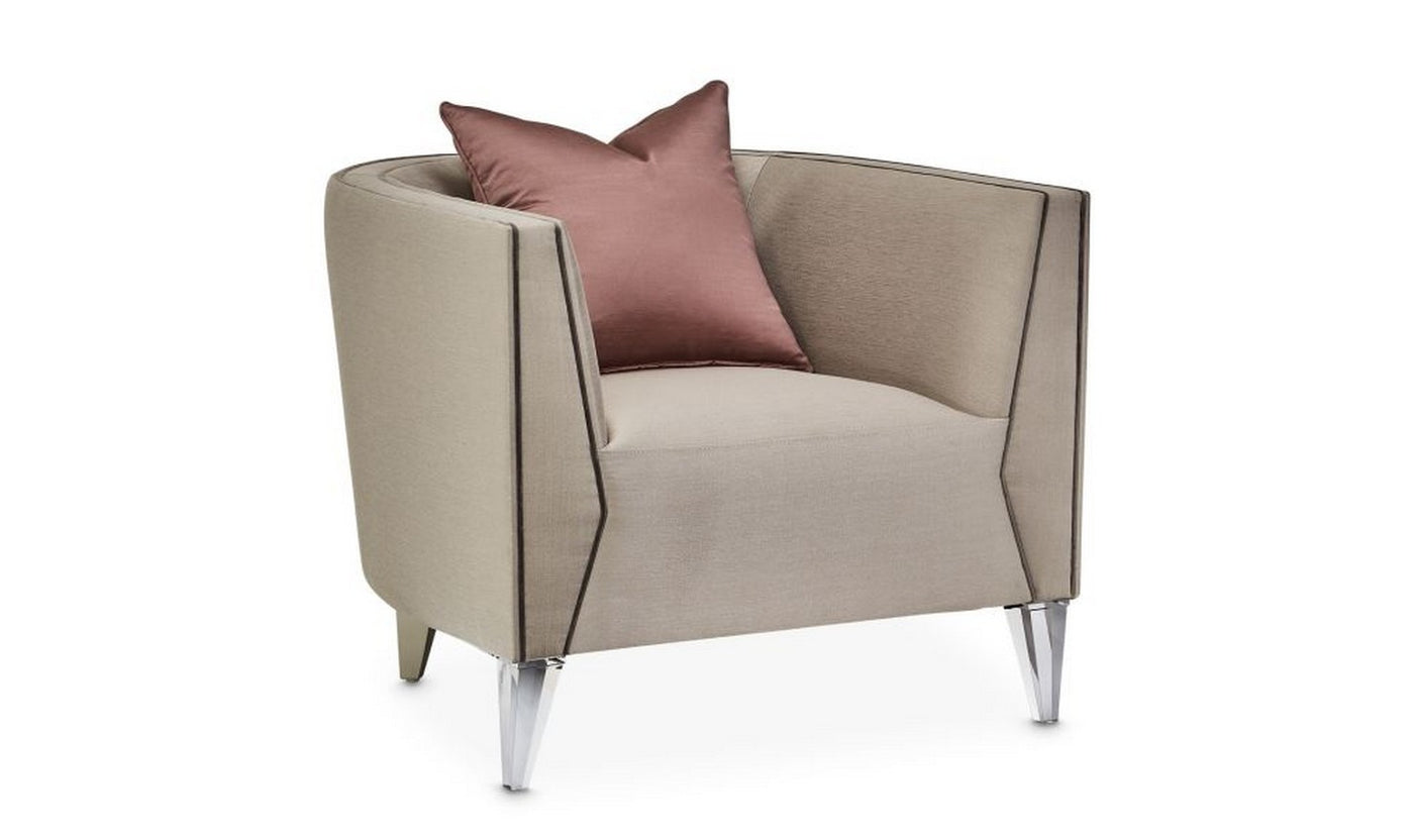 Linea Matching Chair Metallic SilverMist