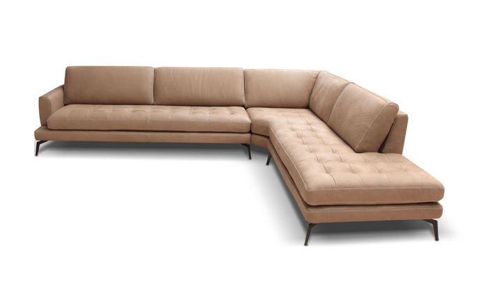 Bracci Living 6-Seater L-Shape Tufted Sectional Sofa