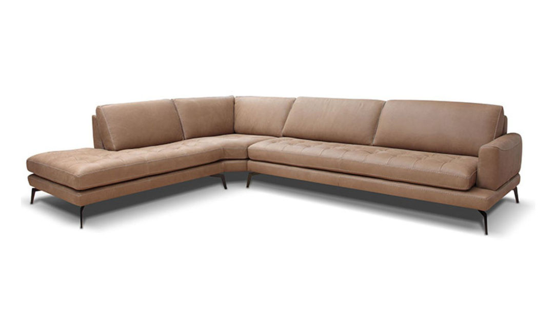 Bracci Living 6-Seater L-Shape Tufted Sectional Sofa