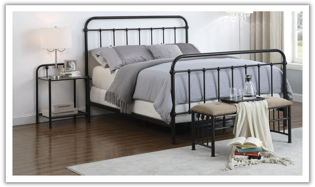 Livingston Metal Queen Bed