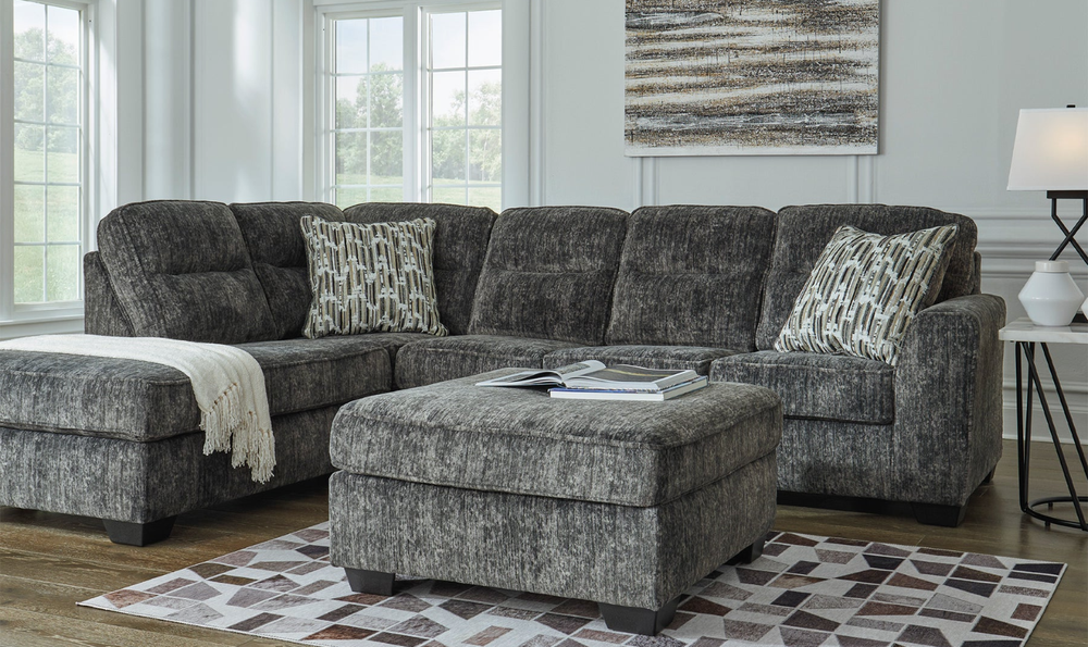 Lonoke 2-Piece L-Shaped Sectional with Chaise- Leahyco furniture