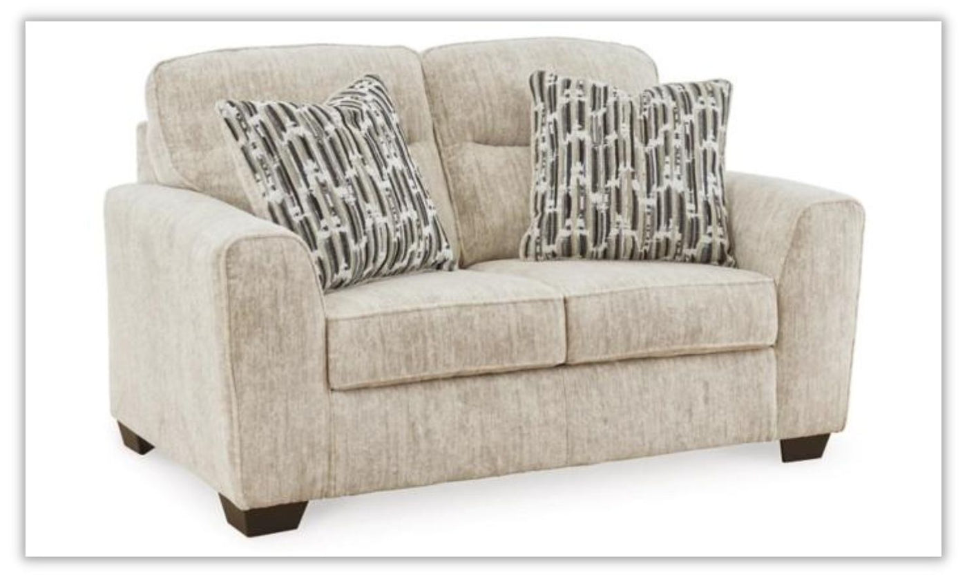 Lonoke Stationary Fabric Loveseat