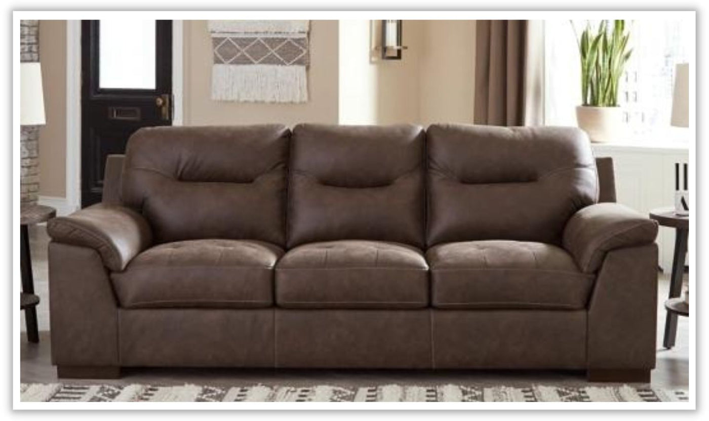 Maderla Leather Sofa 