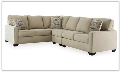 Lucina Sectional Sofa in Fabric