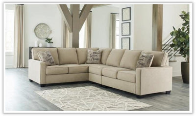 Lucina Sectional Sofa in Fabric