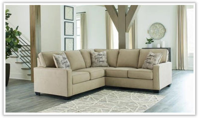 Lucina Sectional Sofa in Fabric