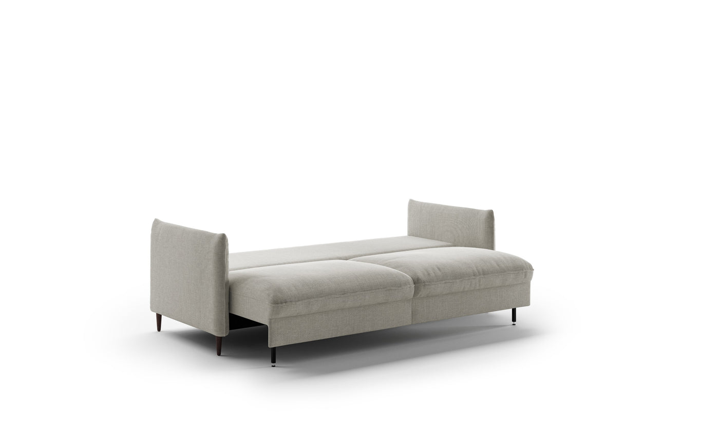 Luonto Flipper Fabric Sleeper Sofa with Storage & Triple Chaise