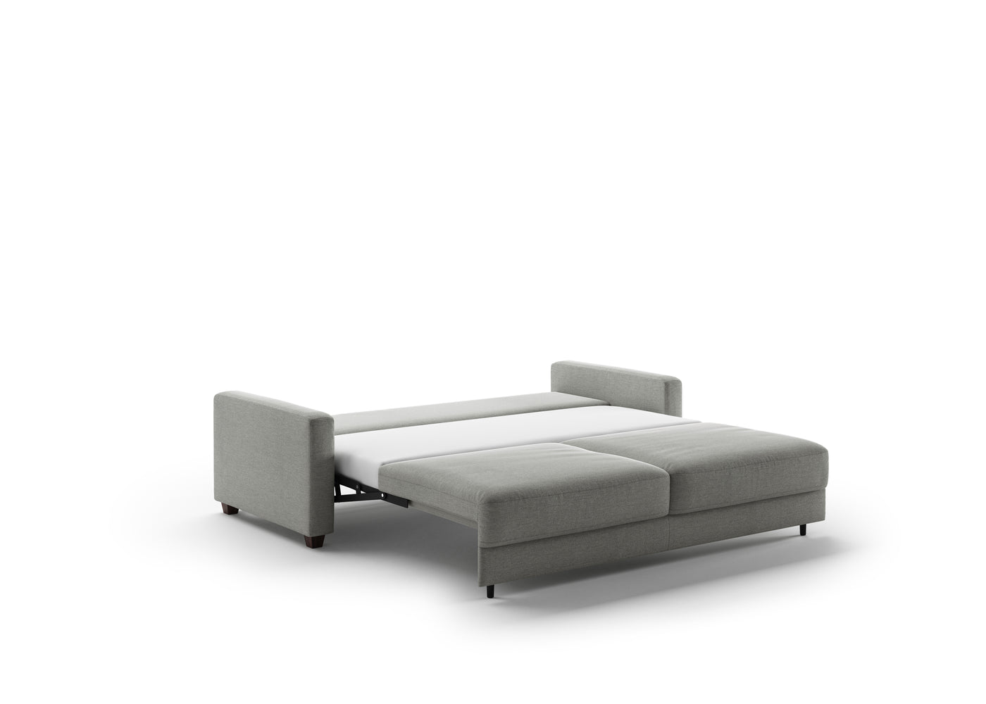 Luonto Hampton Stone Fabric Sofa Sleeper with Foam Mattress