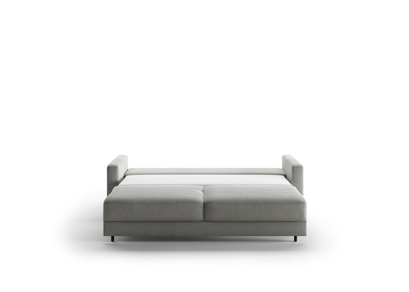 Luonto Hampton Stone Fabric Sofa Sleeper with Foam Mattress