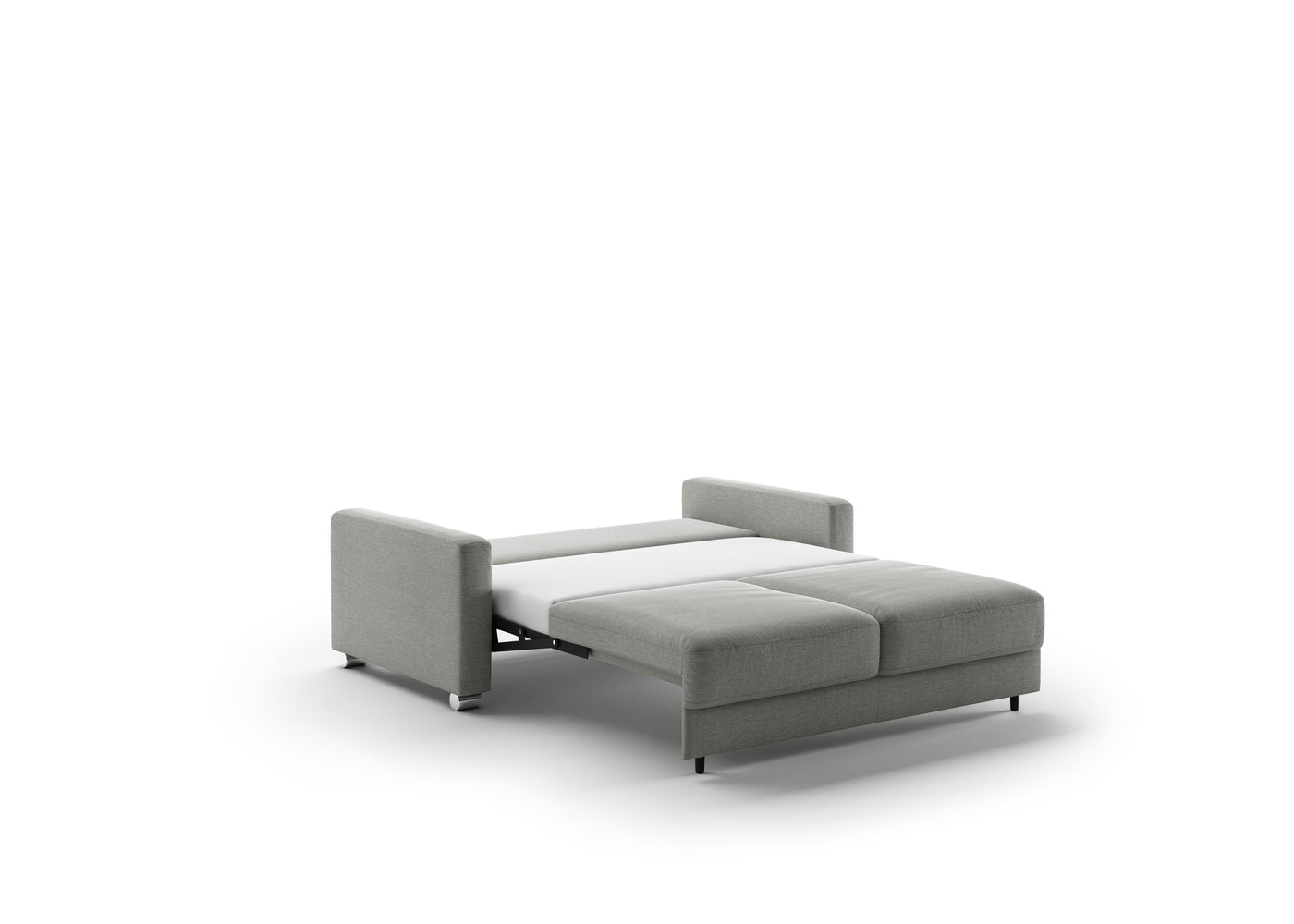 Luonto Hampton Stone Fabric Sofa Sleeper with Foam Mattress