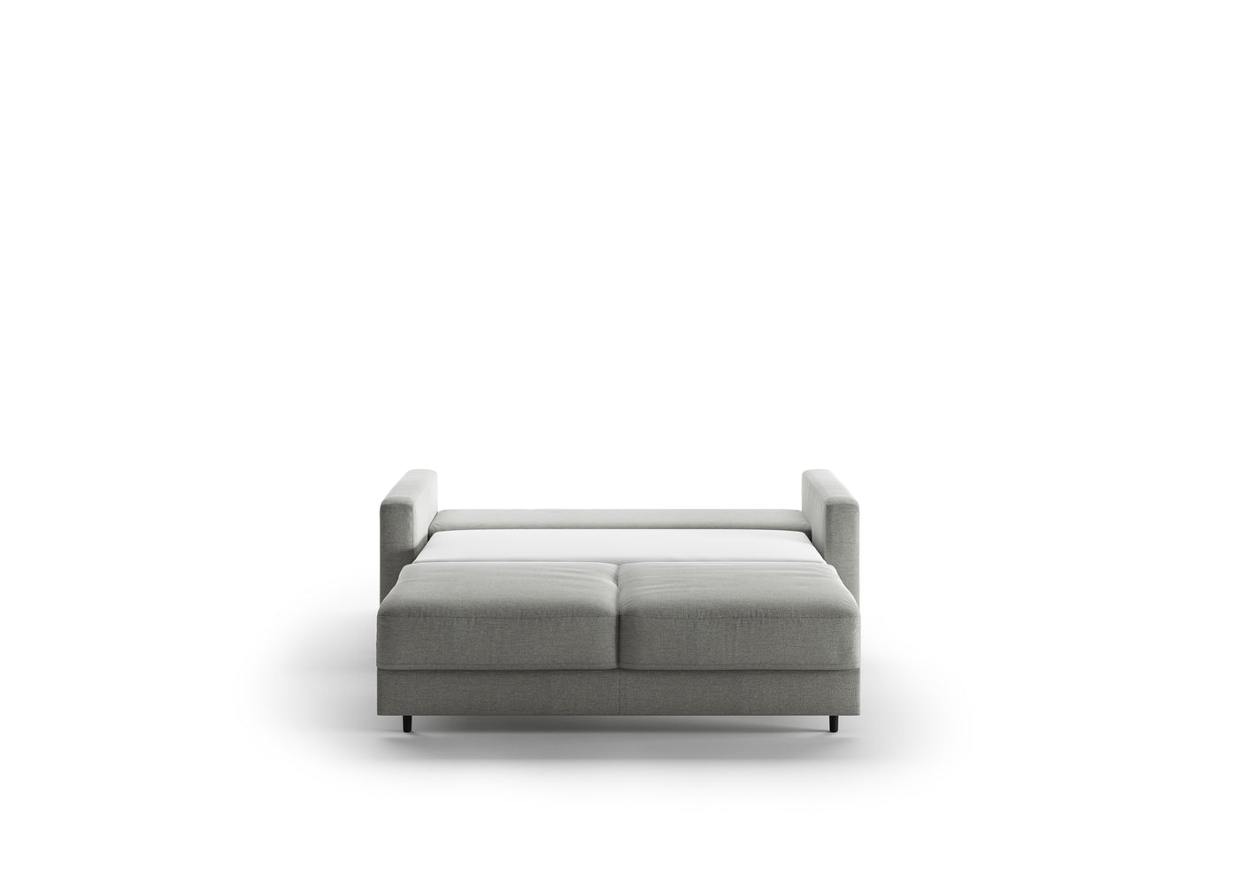 Luonto Hampton Stone Fabric Sofa Sleeper with Foam Mattress