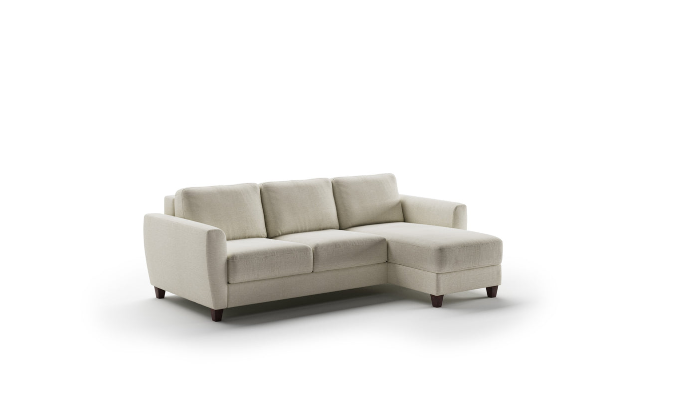 Luonto Flex Fabric Full XL Sleeper Sectional with Reversible Chaise