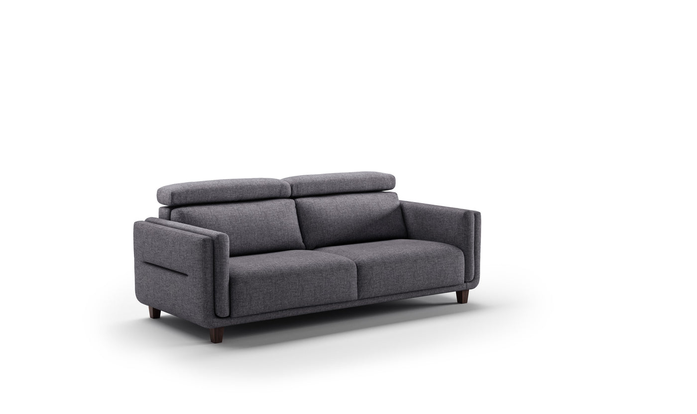 Luonto Paris Carbon Fabric Sleeper Sofa with Nest Function