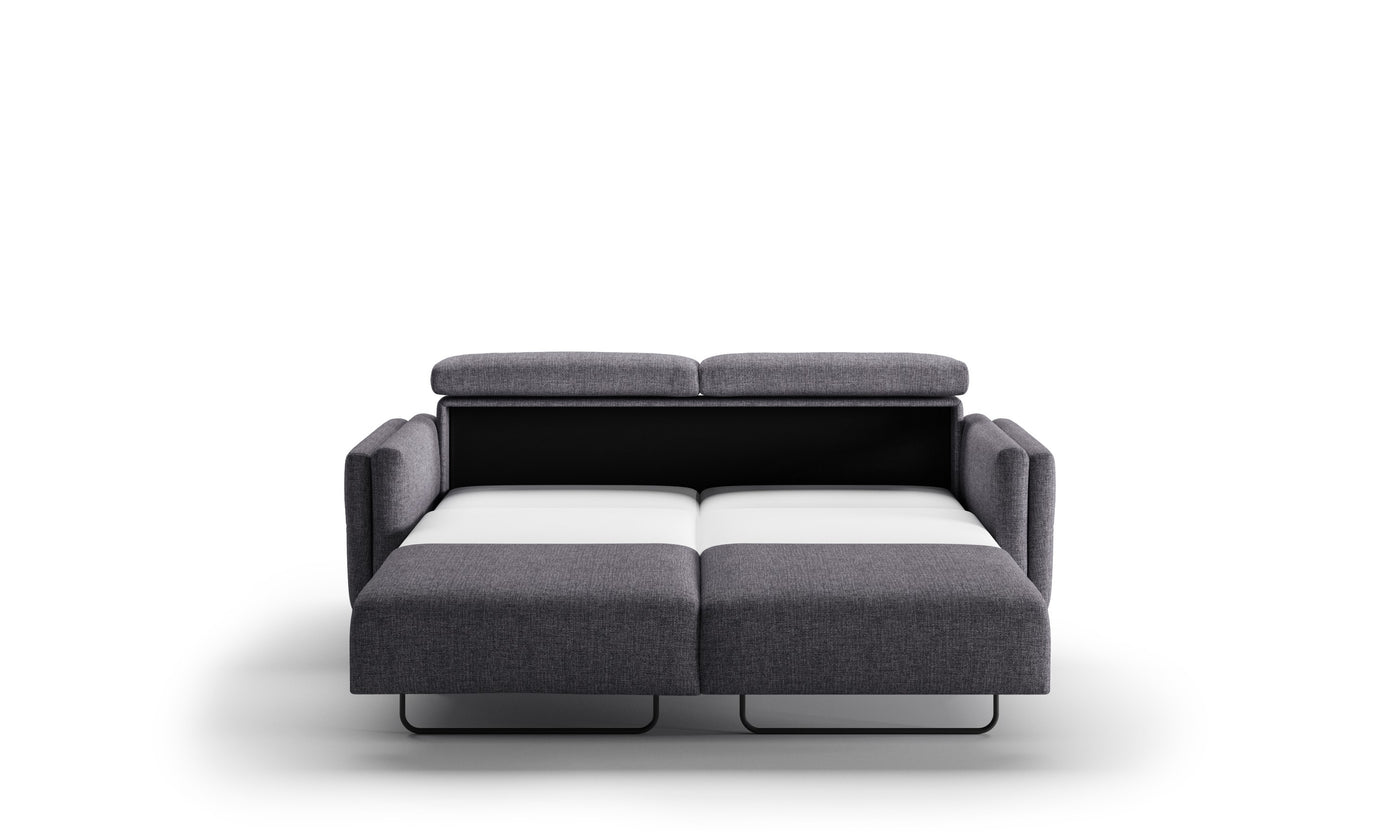 Luonto Paris Carbon Fabric Sleeper Sofa with Nest Function