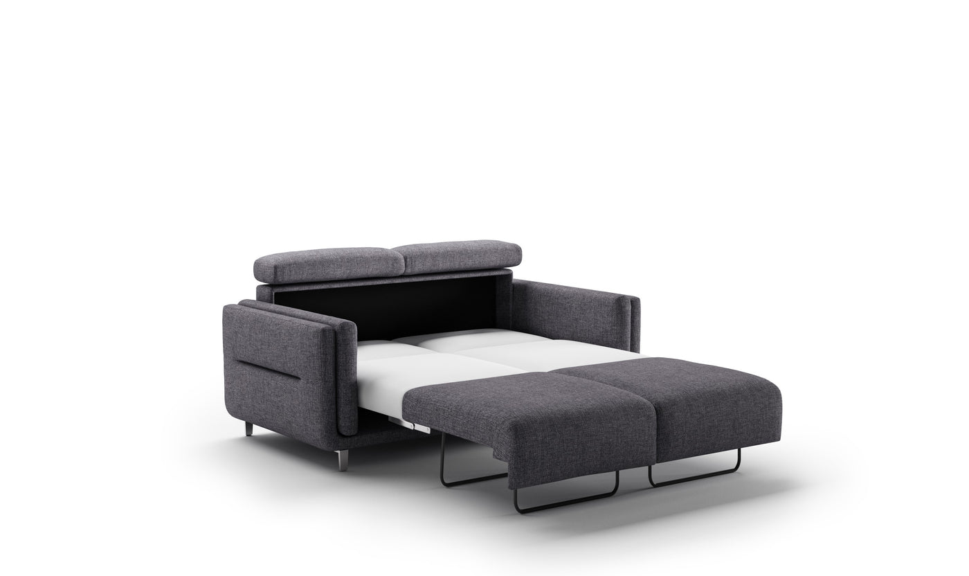 Luonto Paris Carbon Fabric Sleeper Sofa with Nest Function