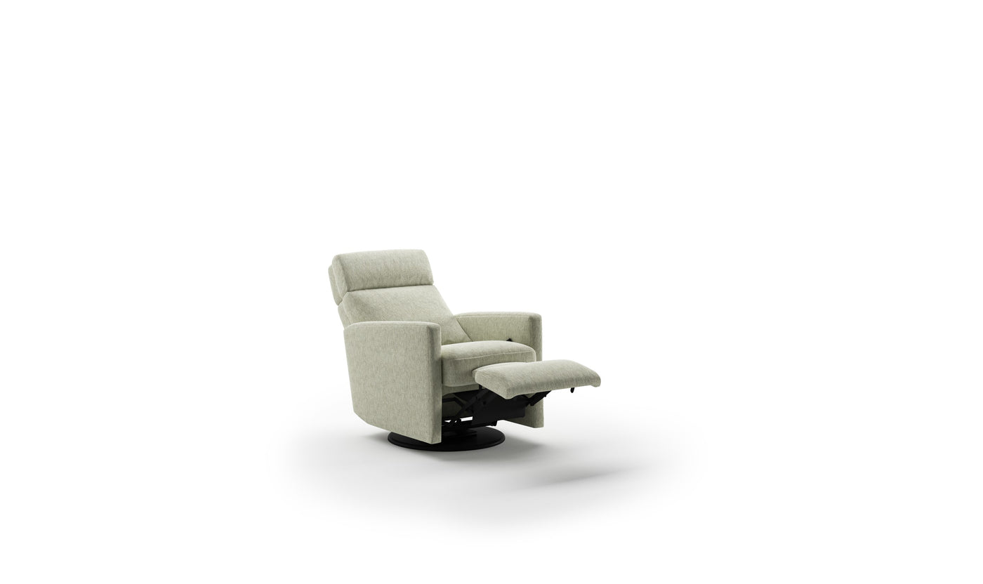 Luonto Track Fabric Recliner Chair with Adjustable Headrest