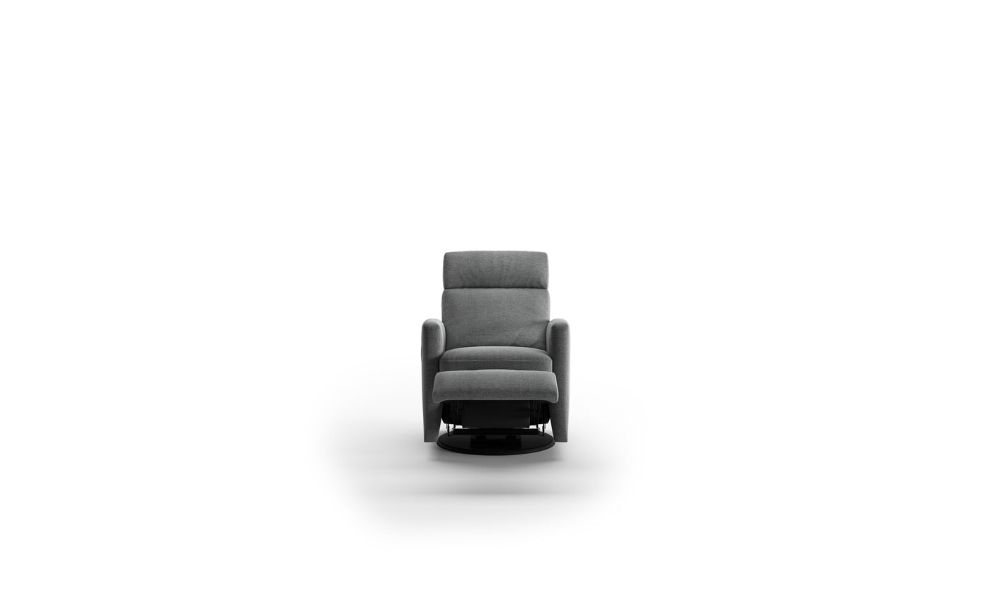 Luonto Track Fabric Recliner Chair with Adjustable Headrest