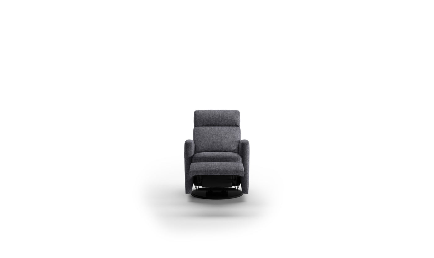 Luonto Track Fabric Recliner Chair with Adjustable Headrest