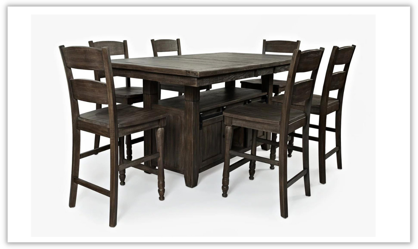 Madison County High Double Header Dining Table