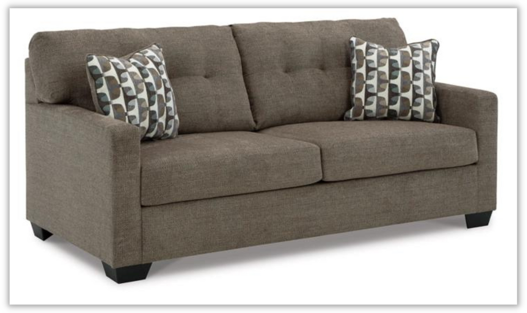 Mahoney Fabric 2-seater Sofa with Removable Cushions