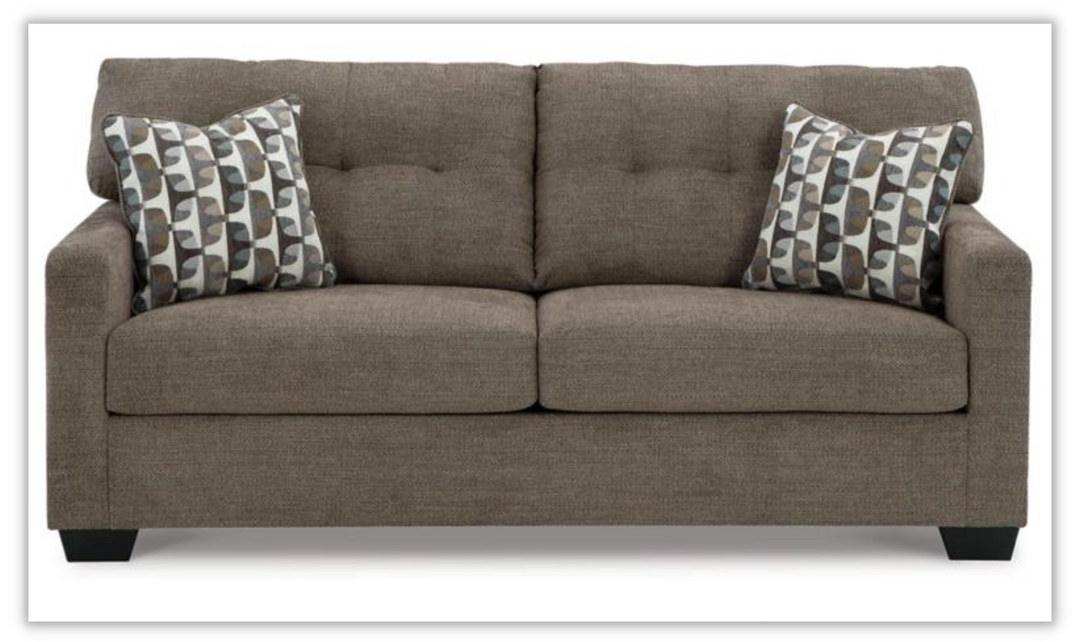 Mahoney Fabric 2-seater Sofa with Removable Cushions