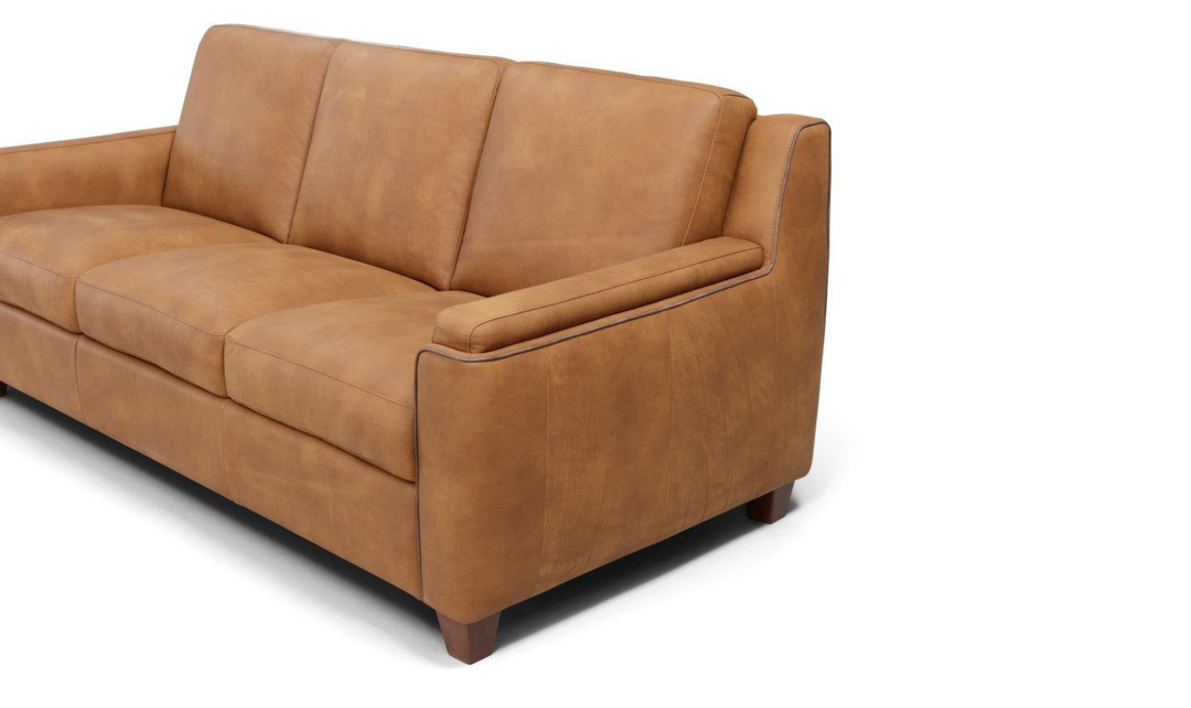 Malmo Pull Out Sleeper Sofa in Brown-Leahyco 