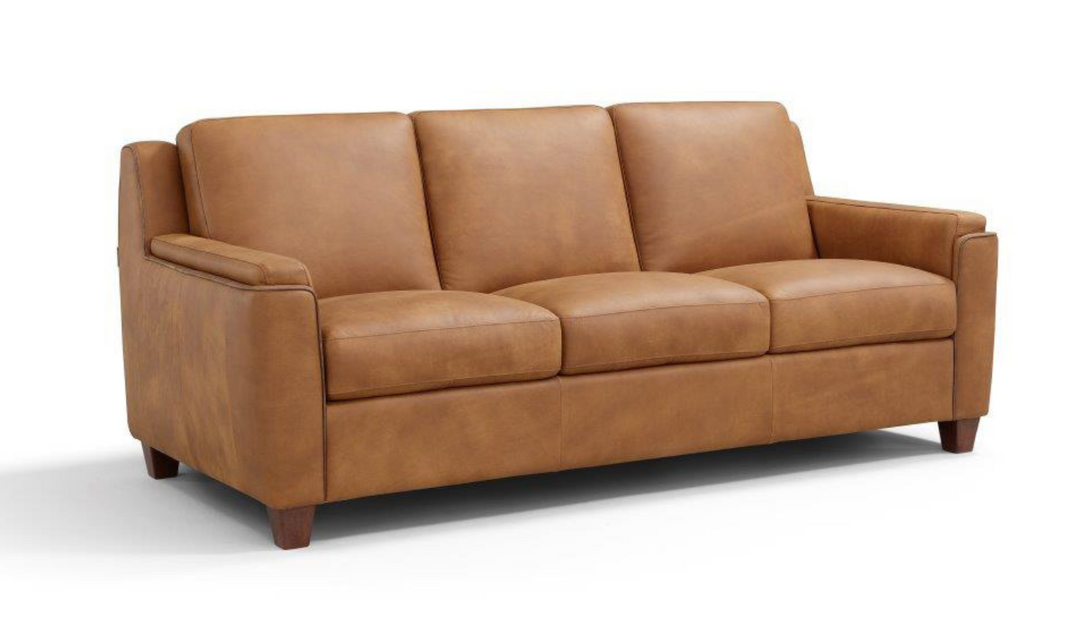 Malmo Pull Out Sleeper Sofa in Brown-Leahyco 