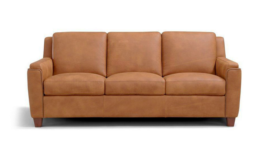 Malmo Pull Out Sleeper Sofa in Brown-Leahyco 