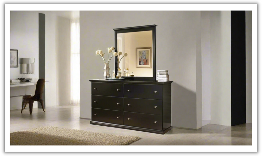 Maribel Dresser and Mirror-Leahyco furniture