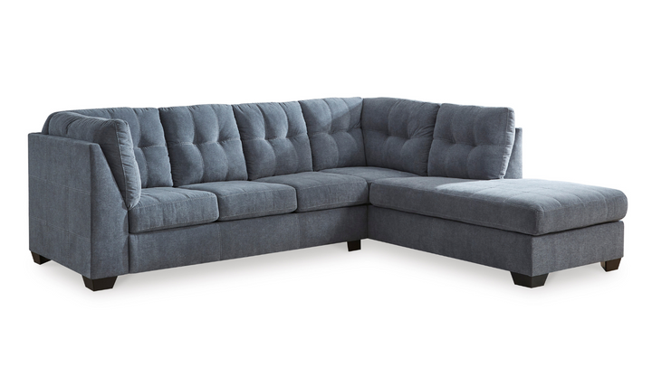 Marleton 2-Piece Full Sleeper Sectional with Chaise in Fabric