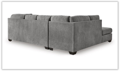 Marleton 2-Piece Tufted Fabric Sectional with Chaise