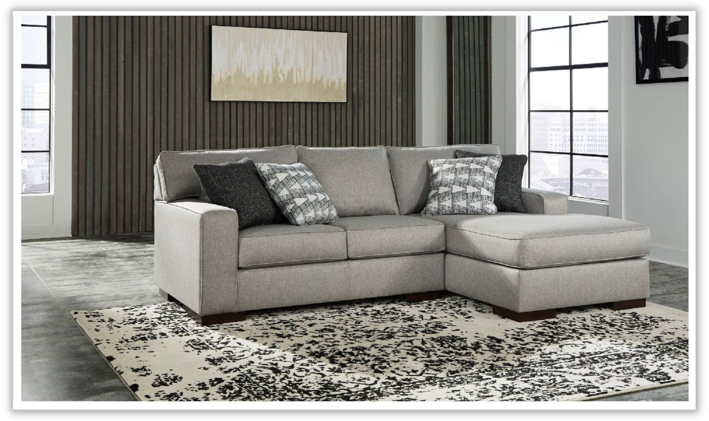 Marsing Nuvella Sectional in Gray