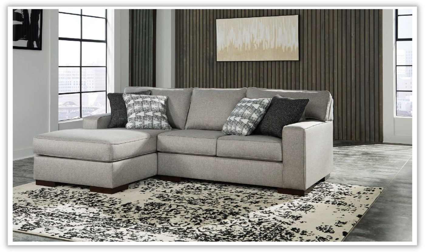 Marsing Nuvella Sectional in Gray