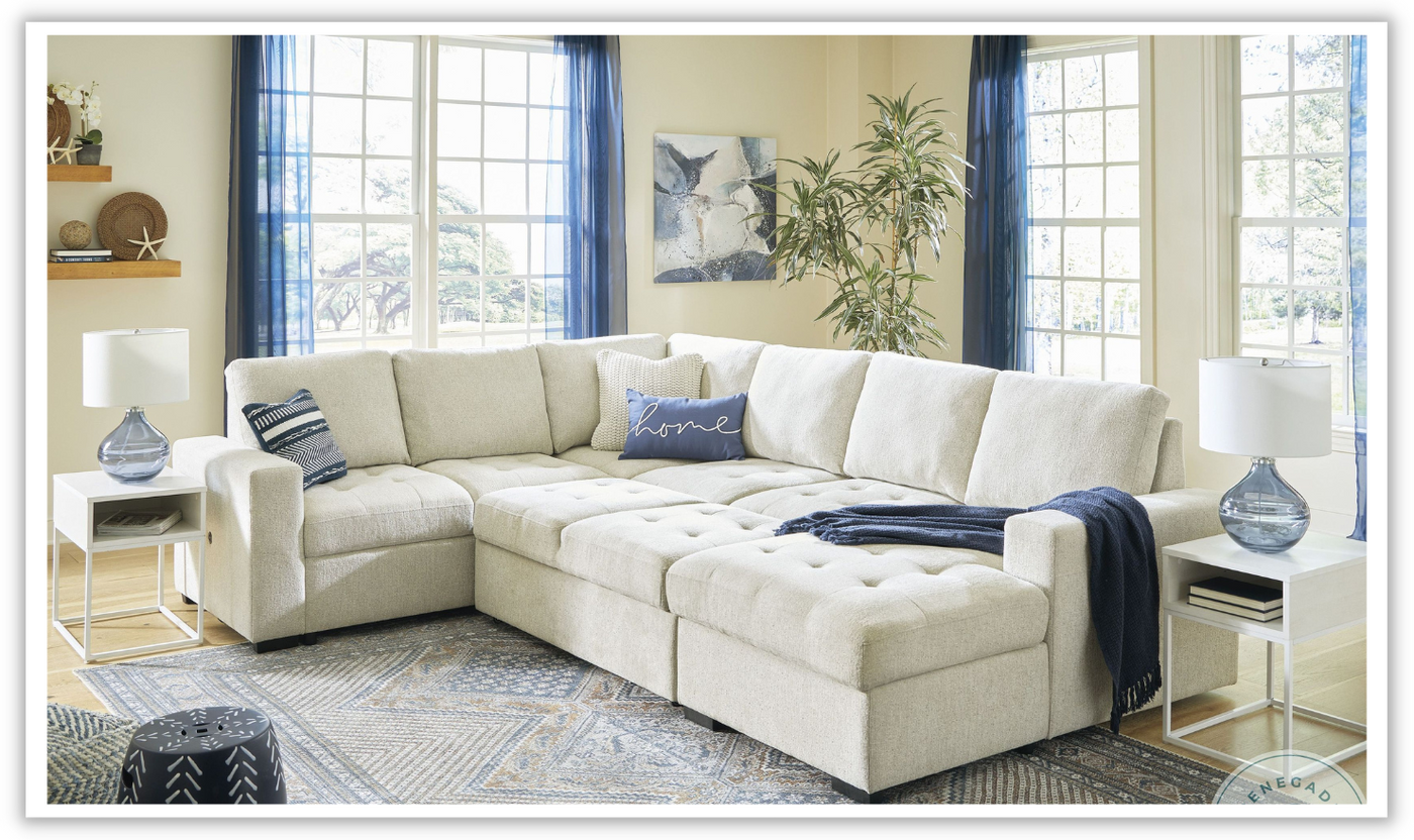 Millcoe Sectional with Pop Up Bed