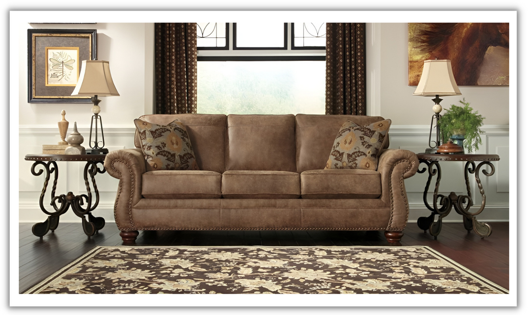 Modern Heritage Larkinhurst 3-Seater Queen Sleeper Sofa in Brown- jennifer furniture