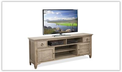 Myra  74-in Louver Tv Console