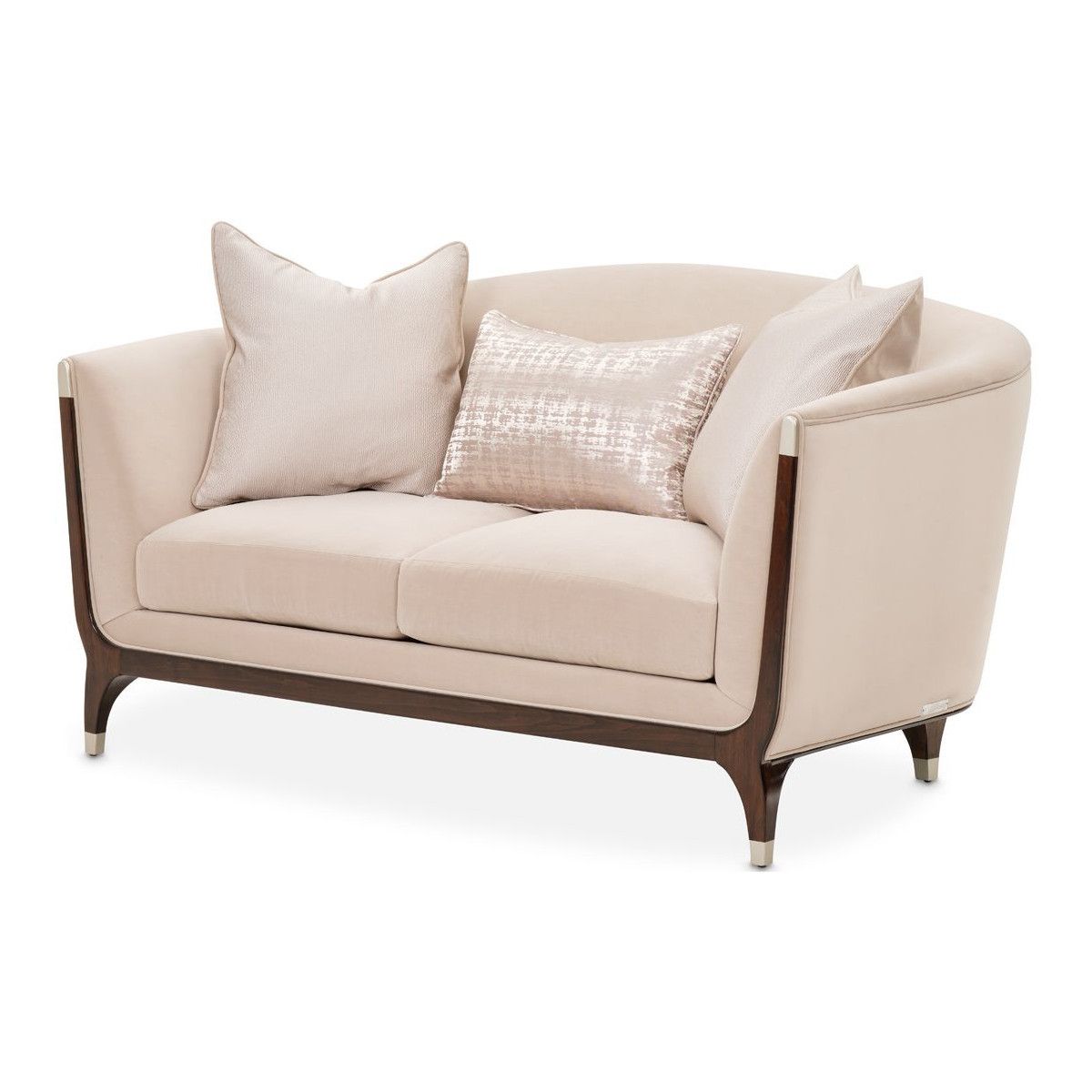 Paris Chic Loveseat in Tiramisu Espresso