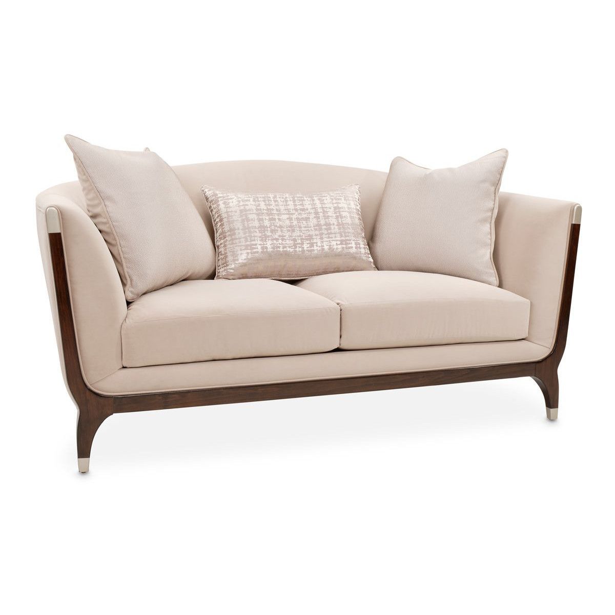 Paris Chic Loveseat in Tiramisu Espresso