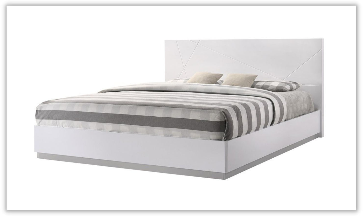 Naples Premium Rectangular Wooden Platform Bed